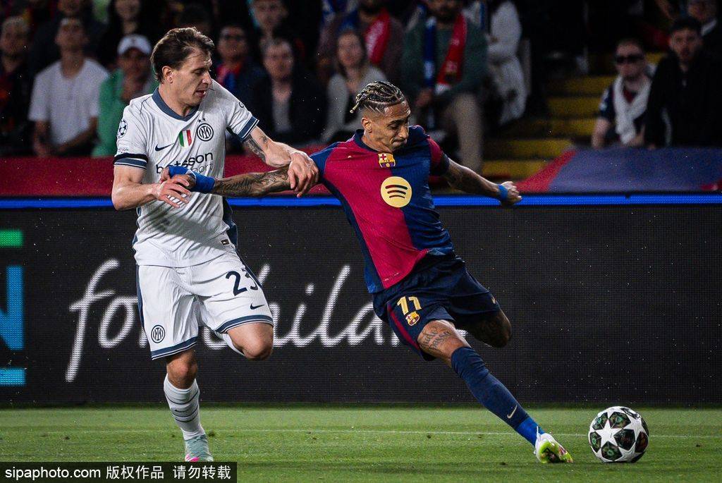 皇冠信用网登_欧冠-进球大战皇冠信用网登!邓弗里斯2射1传亚马尔破门 巴萨3-3国米