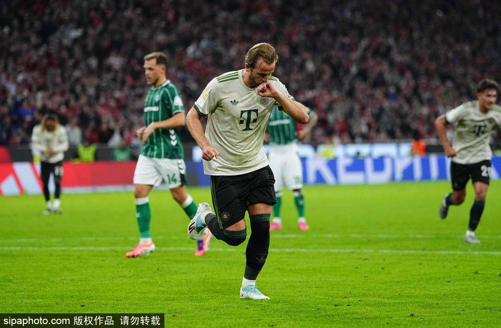 皇冠信用網占成代理_德甲-凯恩双响斩获百球破纪录 塔首球拜仁4-0迎联赛5连胜